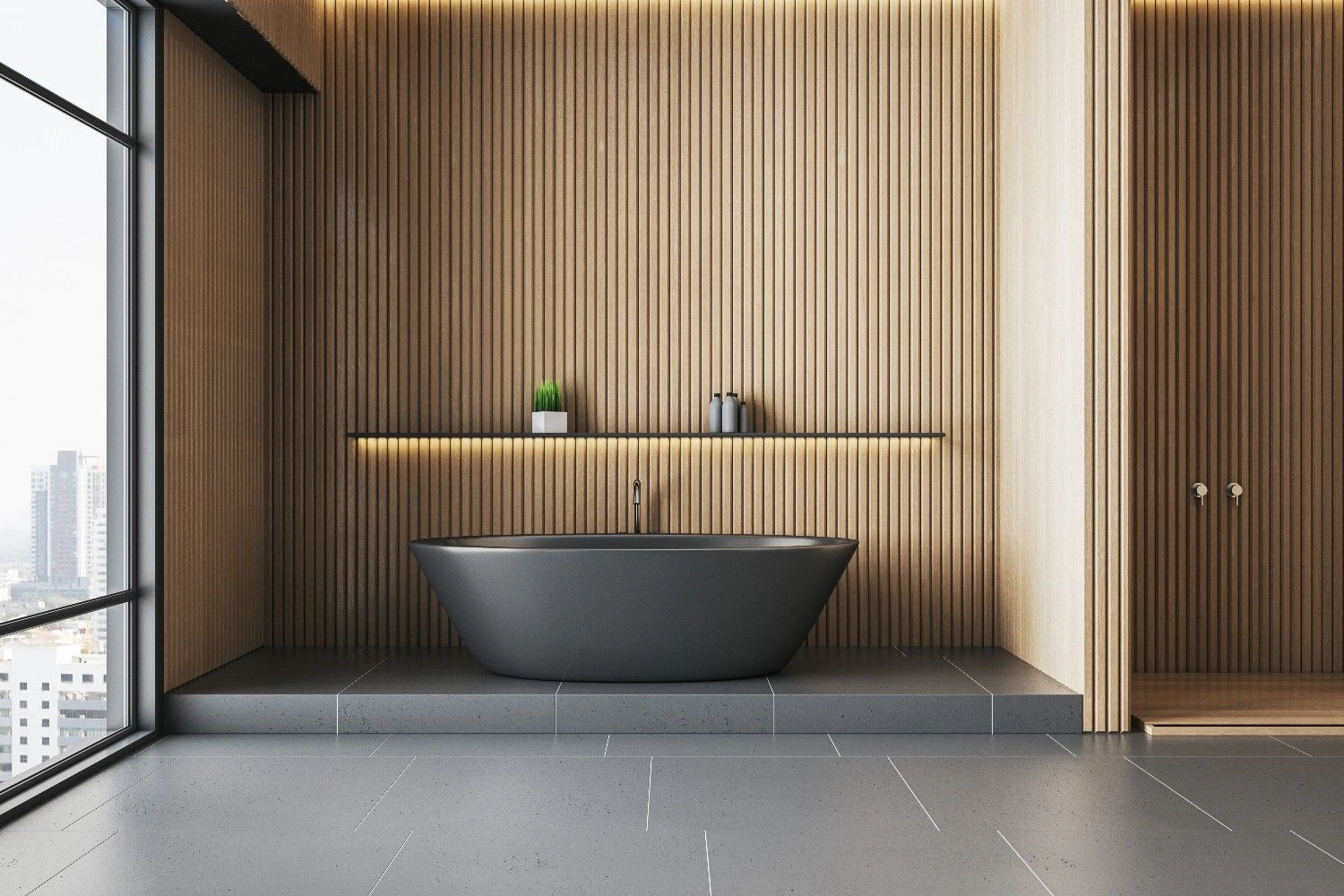 Bathroom wall panels